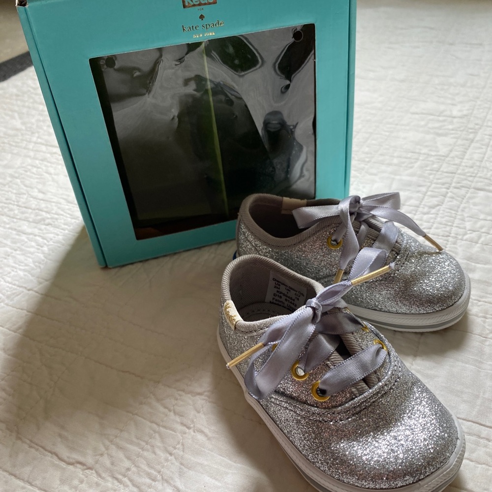 Kate Spade x Keds infant shoes glitter size 2
